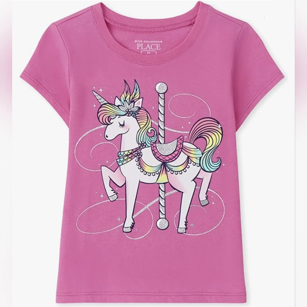 The Children's Place Baby and Toddler Girls Graphic T-Shirt